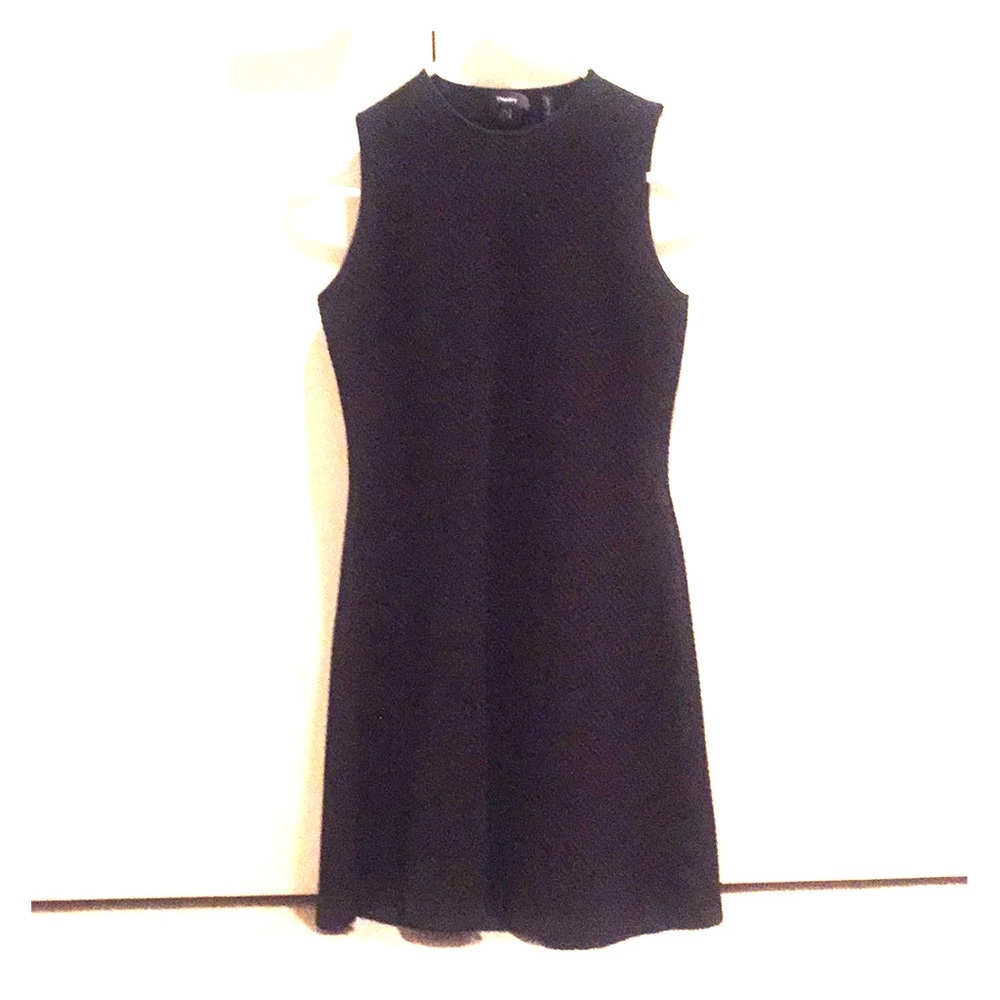 Theory textured black dress, style: Branteen